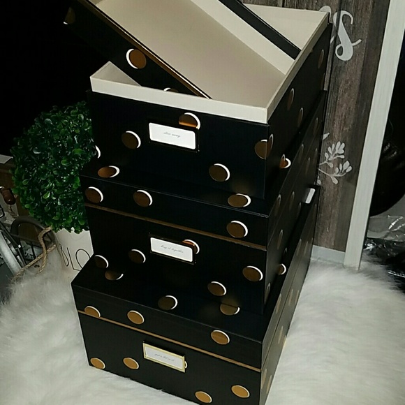 Kate spade nesting boxes scattered dots set - Picture 4 of 5